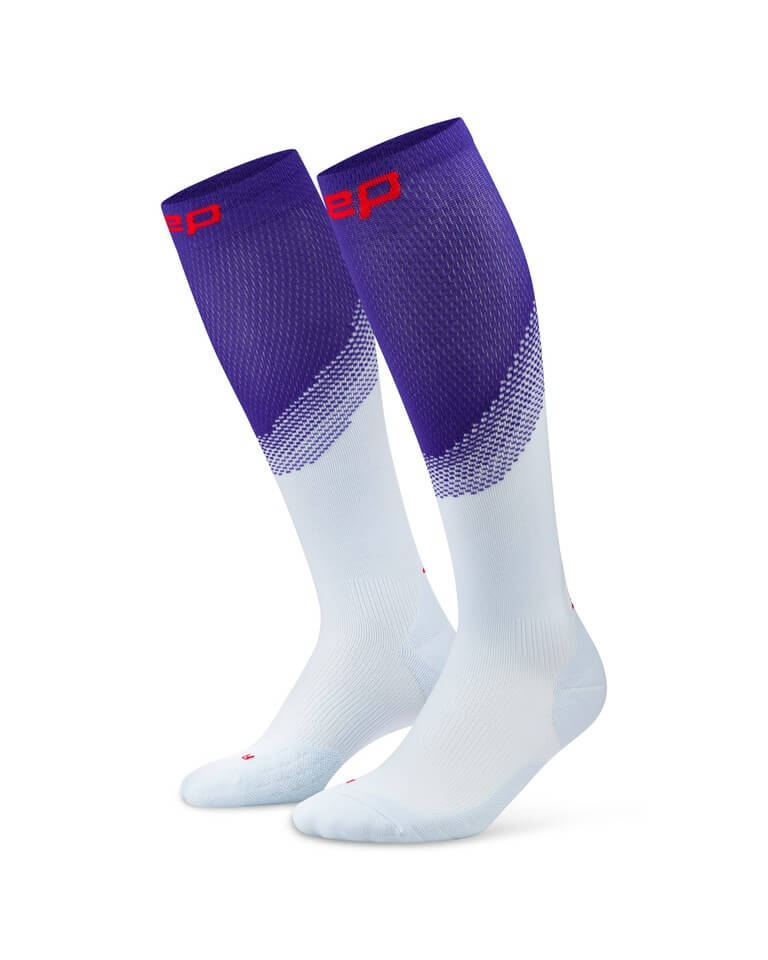 CEP Damskie skarpetki kompresyjne do biegania Core Run Split Tall l1
