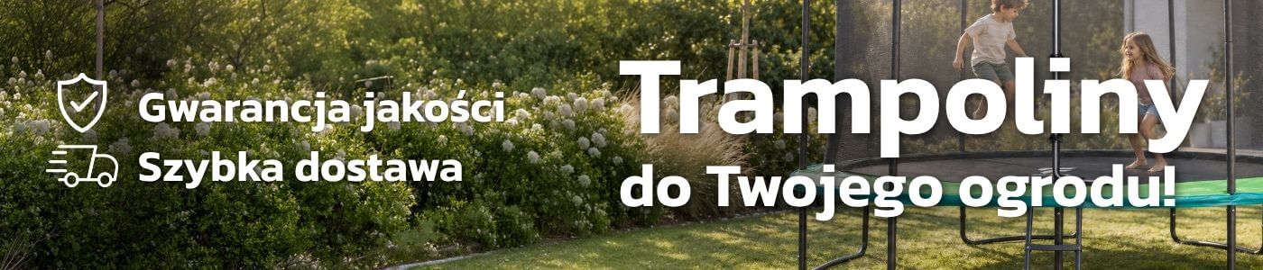 Trampolina ogrodowa dla dzieci 10 FT / 305 cm Tiger PRO DrFit z siatką i drabinką Trampoliny_dol_1