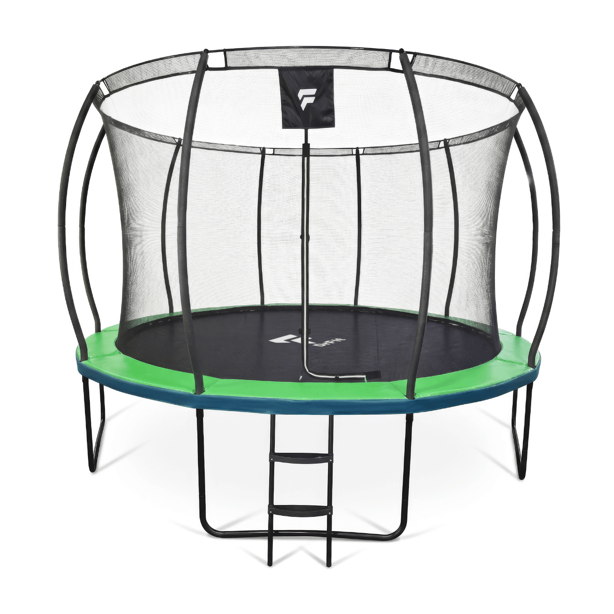 Trampolina ogrodowa dla dzieci 12 FT / 366 cm Kangaroo PRO DrFit z siatką i drabinką 1._miniatura_DF-TR-KO-12FT