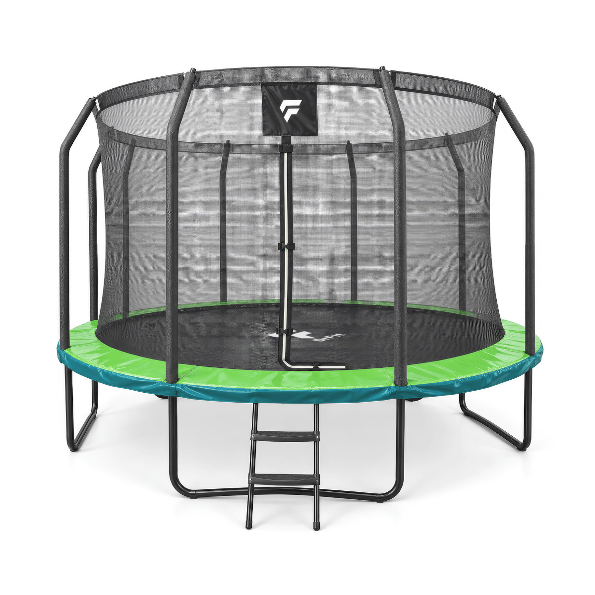 Trampolina ogrodowa dla dzieci 12 FT / 366 cm Tiger PRO DrFit z siatką i drabinką 1._miniatura_DF-TR-TG-12FT