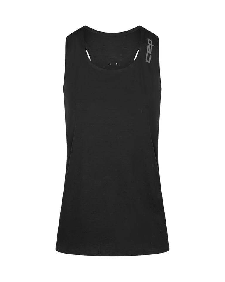 Damski Tank Top sportowy do biegania CEP Ultralight czarny