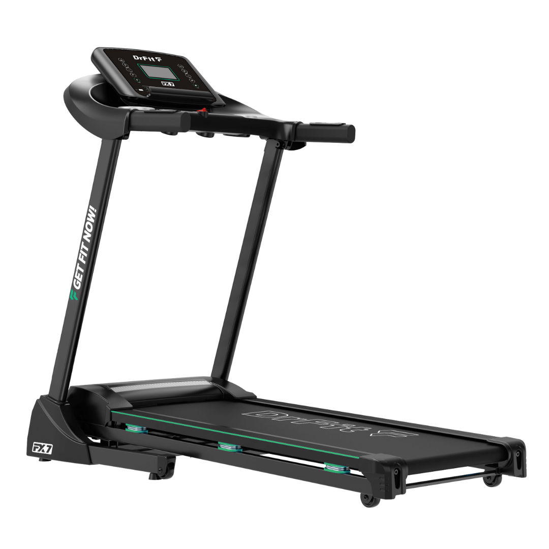 DrFit Bieżnia domowa elektryczna FX7 z automatyczną regulacją kąta nachylenia 1