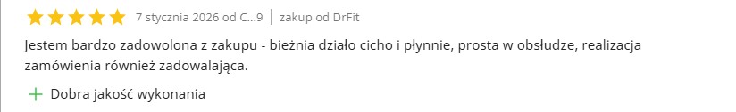 Opinia klienta DrFit FX7