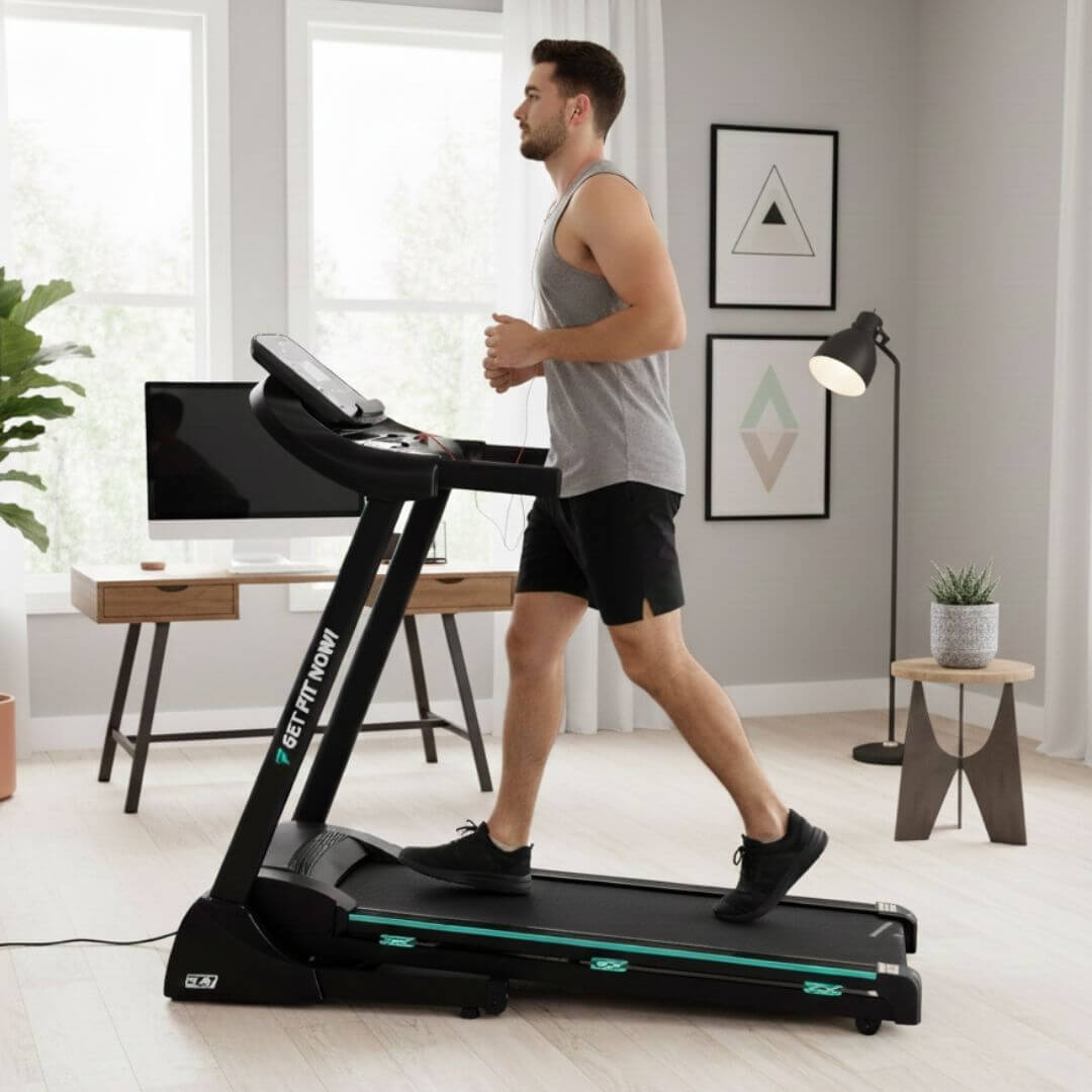 DrFit Bieżnia domowa elektryczna FX7 z automatyczną regulacją kąta nachylenia 1