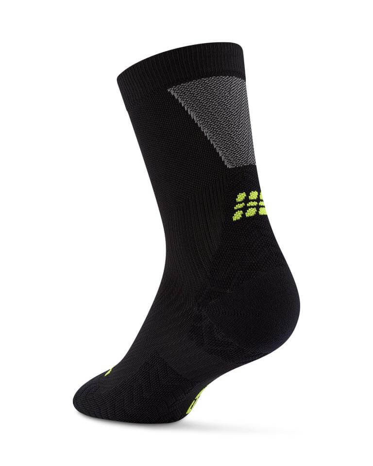 skarpety kompresyjne ultralight mid cut, niebieskie skarpety sportowe kompresyjne do regeneracji