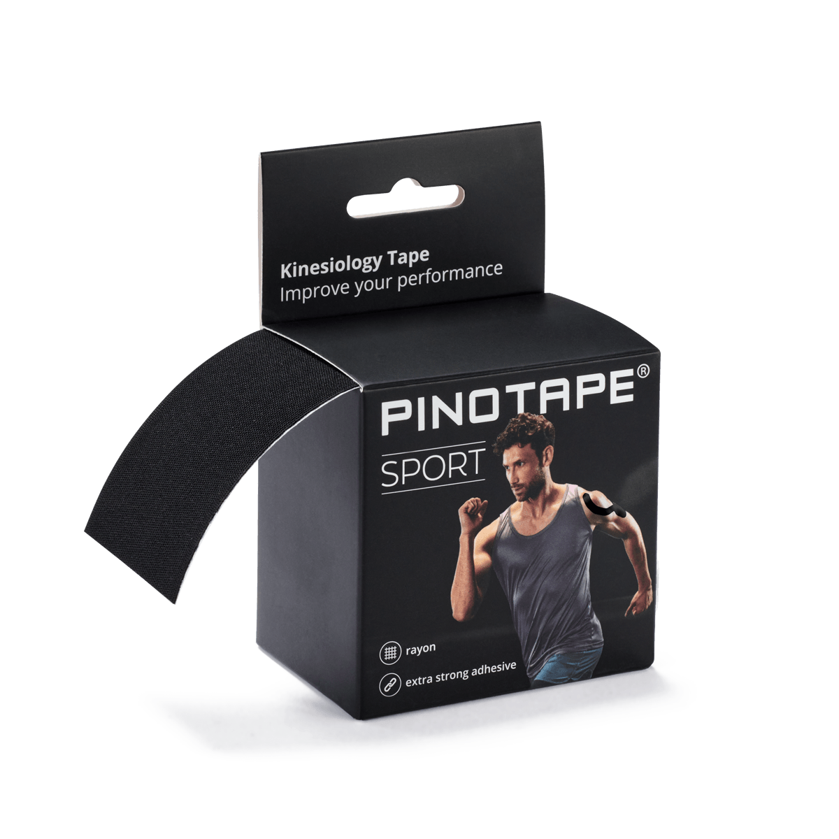 Pinotape Sport wodoodporny, mocny tejp dla sportowców 5 cm x 5 m zimowy 1a