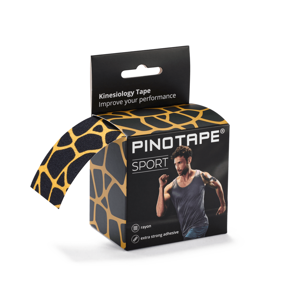 Pinotape Sport wodoodporny, mocny tejp dla sportowców 5 cm x 5 m zimowy 1a