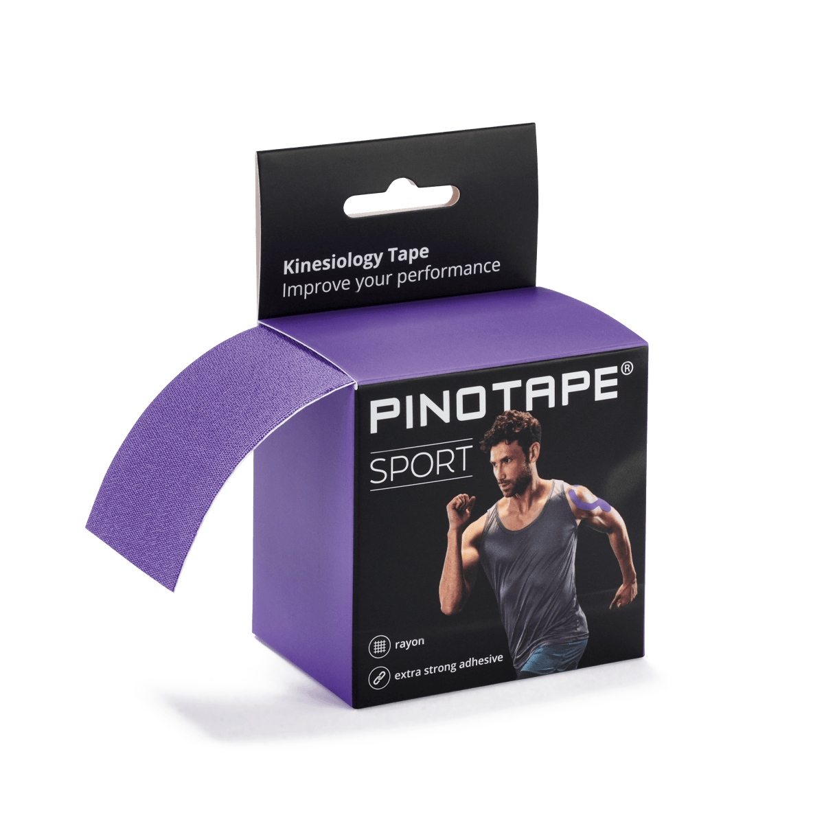 Pinotape Sport wodoodporny, mocny tejp dla sportowców 5 cm x 5 m zimowy 1a