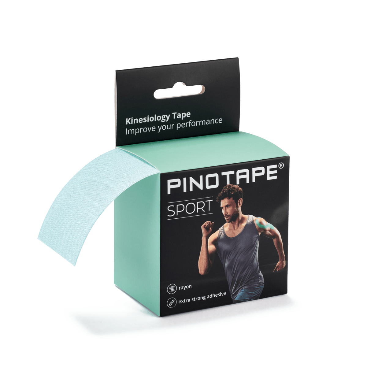 Pinotape Sport wodoodporny, mocny tejp dla sportowców 5 cm x 5 m zimowy 1a