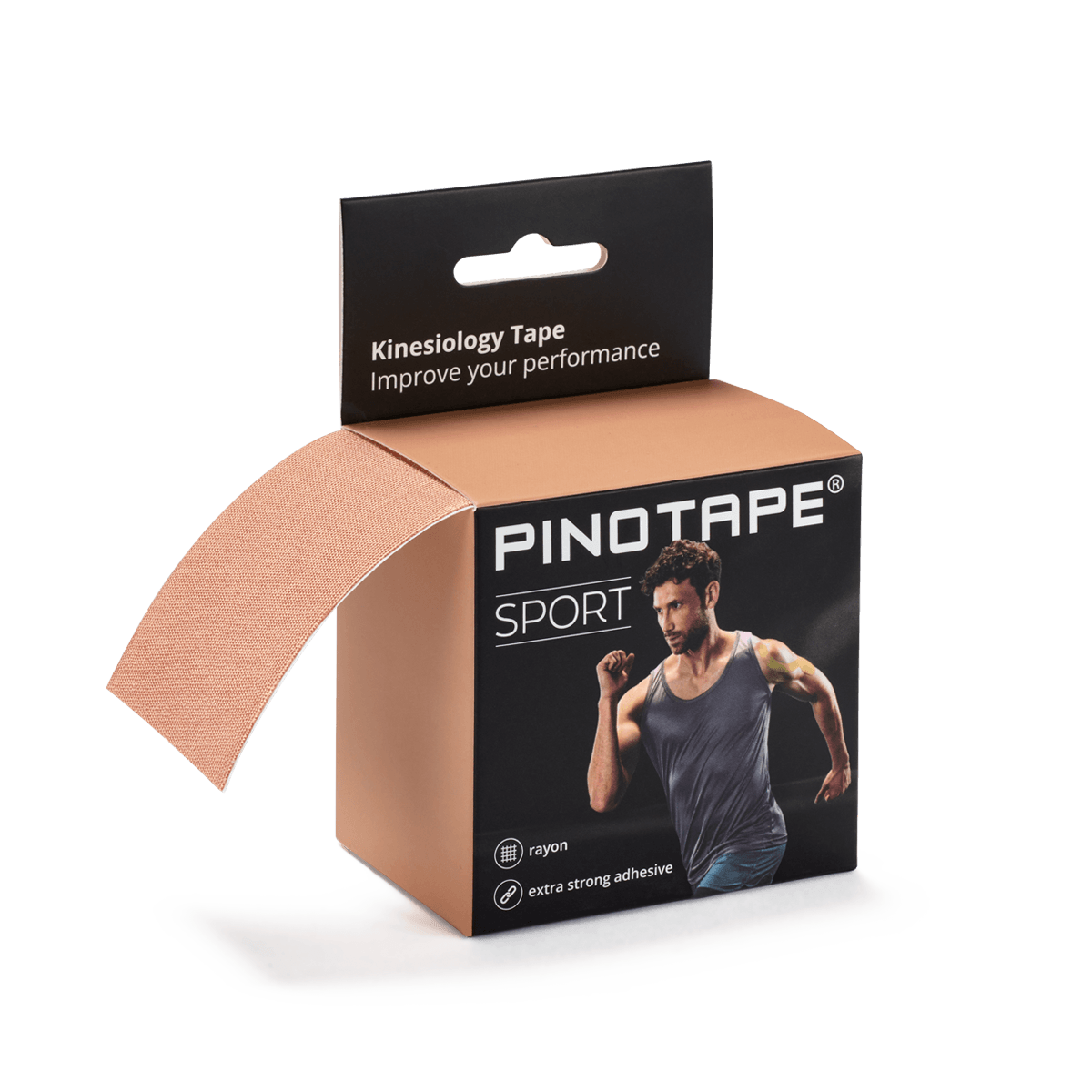 Pinotape Sport wodoodporny, mocny tejp dla sportowców 5 cm x 5 m zimowy 1a