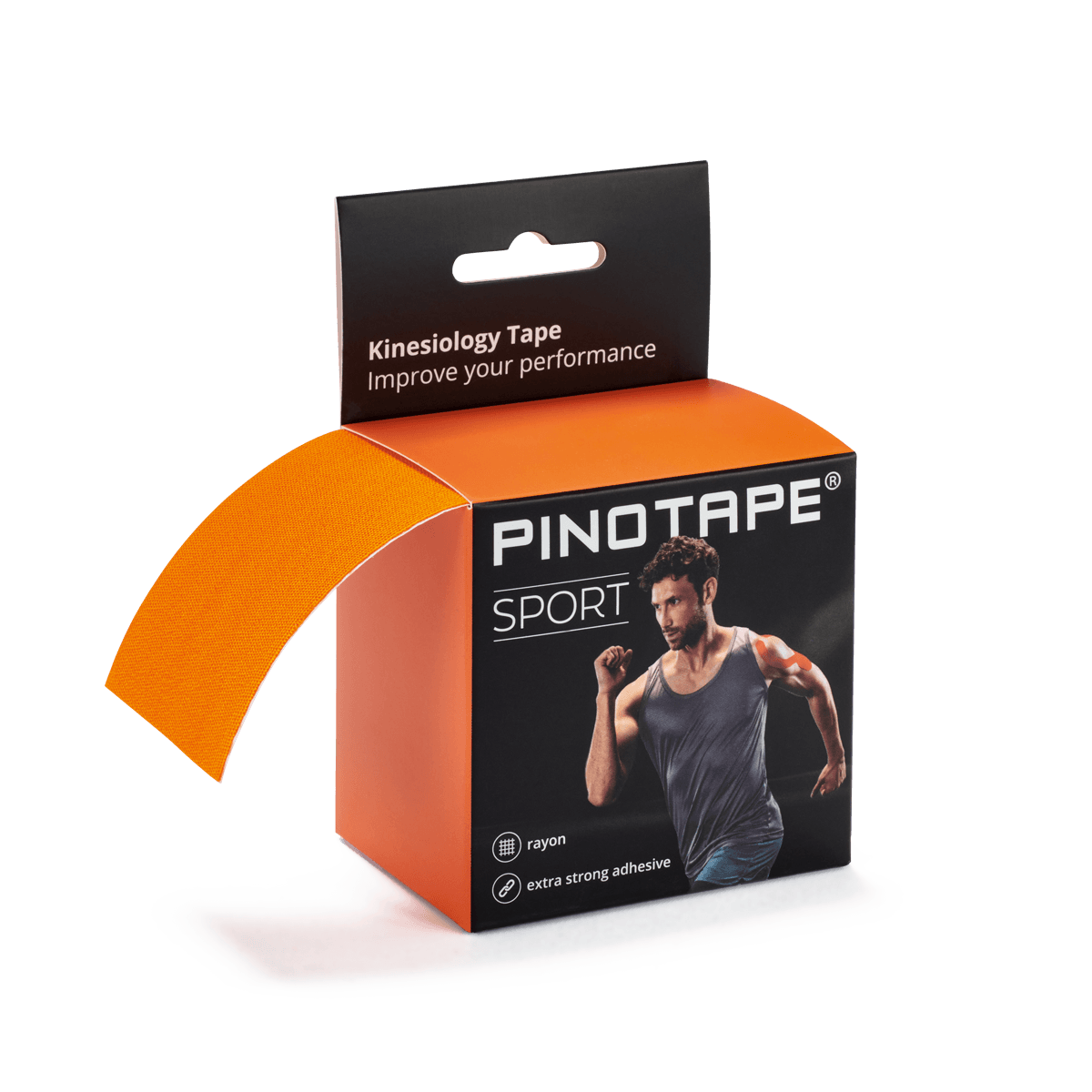 Pinotape Sport wodoodporny, mocny tejp dla sportowców 5 cm x 5 m zimowy 1a