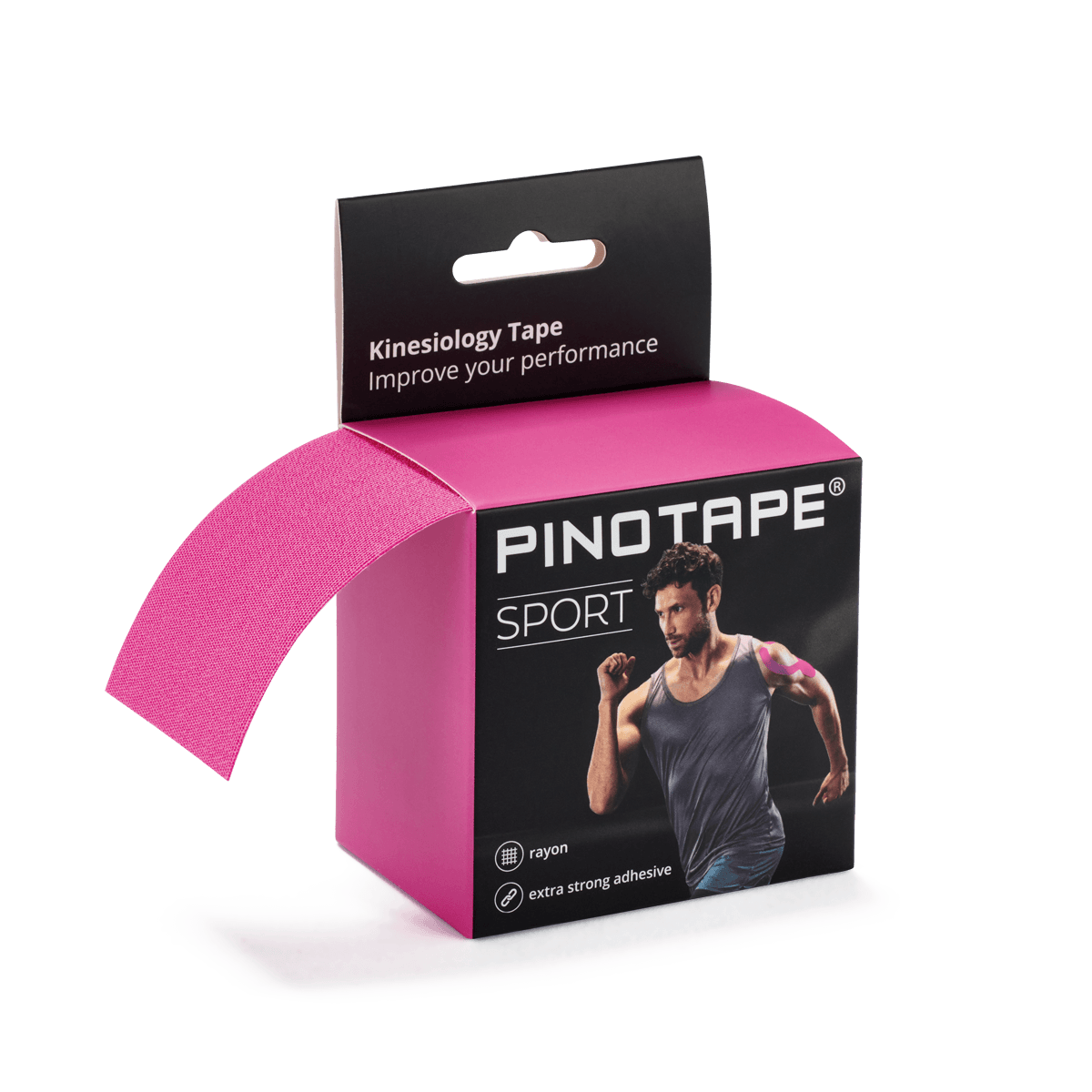Pinotape Sport wodoodporny, mocny tejp dla sportowców 5 cm x 5 m zimowy 1a