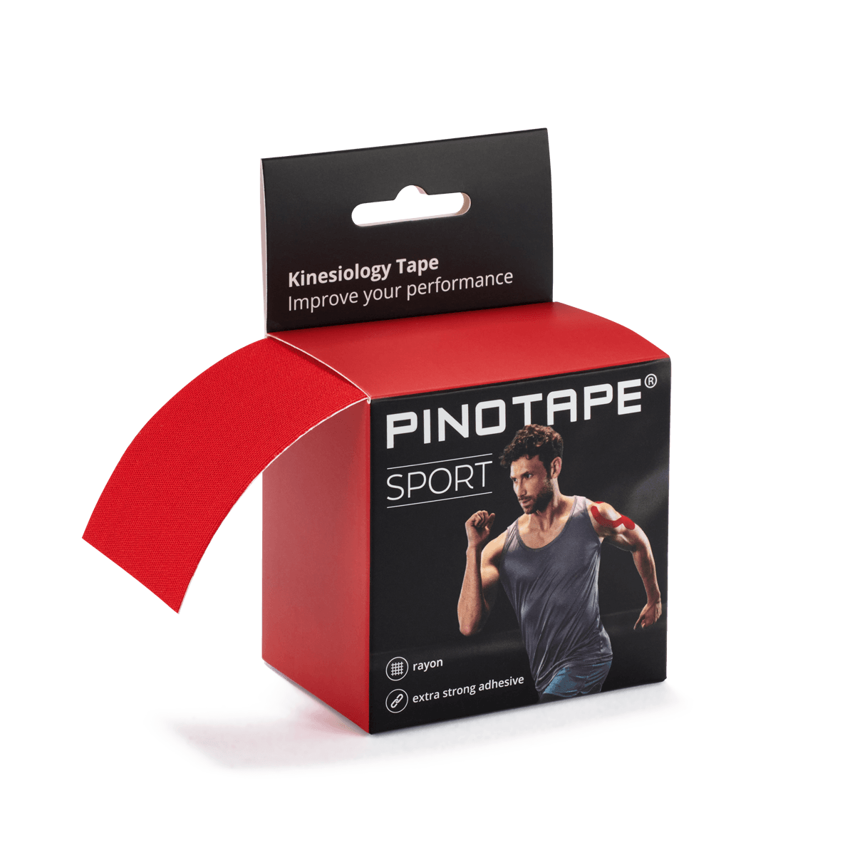 Pinotape Sport wodoodporny, mocny tejp dla sportowców 5 cm x 5 m zimowy 1a