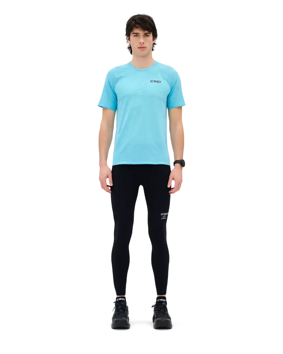 Męska koszulka sportowa do biegania na lato ultracienka z krótkim rękawem niebieska CEP pol_pl_Meska-koszulka-sportowa-do-biegania-na-lato-ultracienka-z-krotkim-rekawem-niebieska-CEP-7181_4