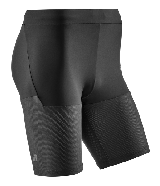 Męskie długie legginsy sportowe do biegania CEP Ultralight czarne