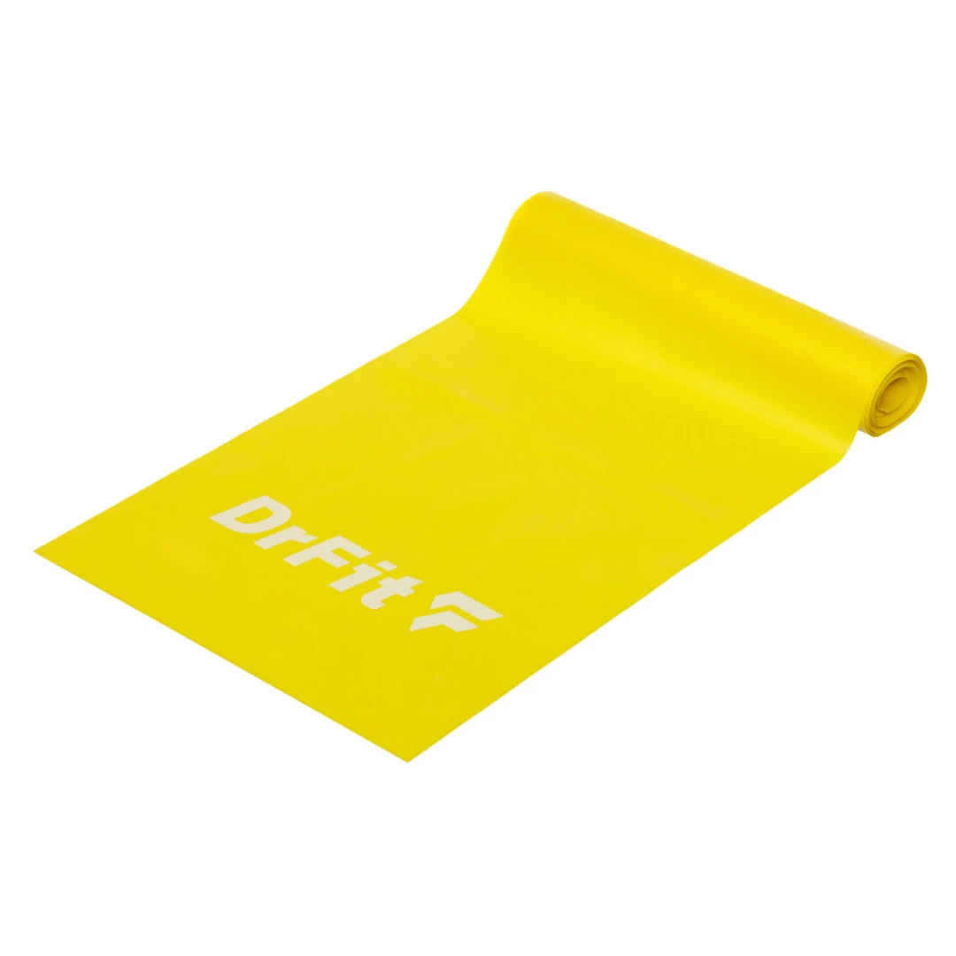 DrFit Taśma rehabilitacyjna lateksowa żółta 2,2 kg żółty | Sprzęt